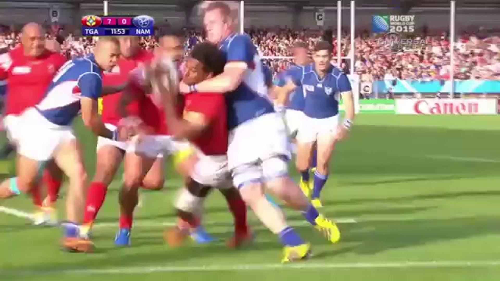 Latest sports news - in Rugby World Cup Tonga beats Namibia