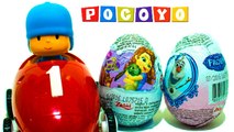 Pocoyo Play doh STOP MOTION video Surprise egg. Animación de Pocoyo y Pato con Plastilina
