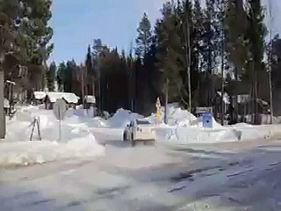 Car stunt video