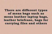 Mens Leather Laptop Bags Provides Protection To Laptop