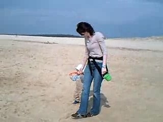 Sur les plages landaises