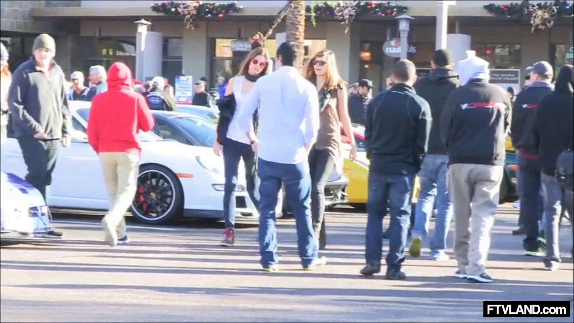 Funny car show flashing breasts