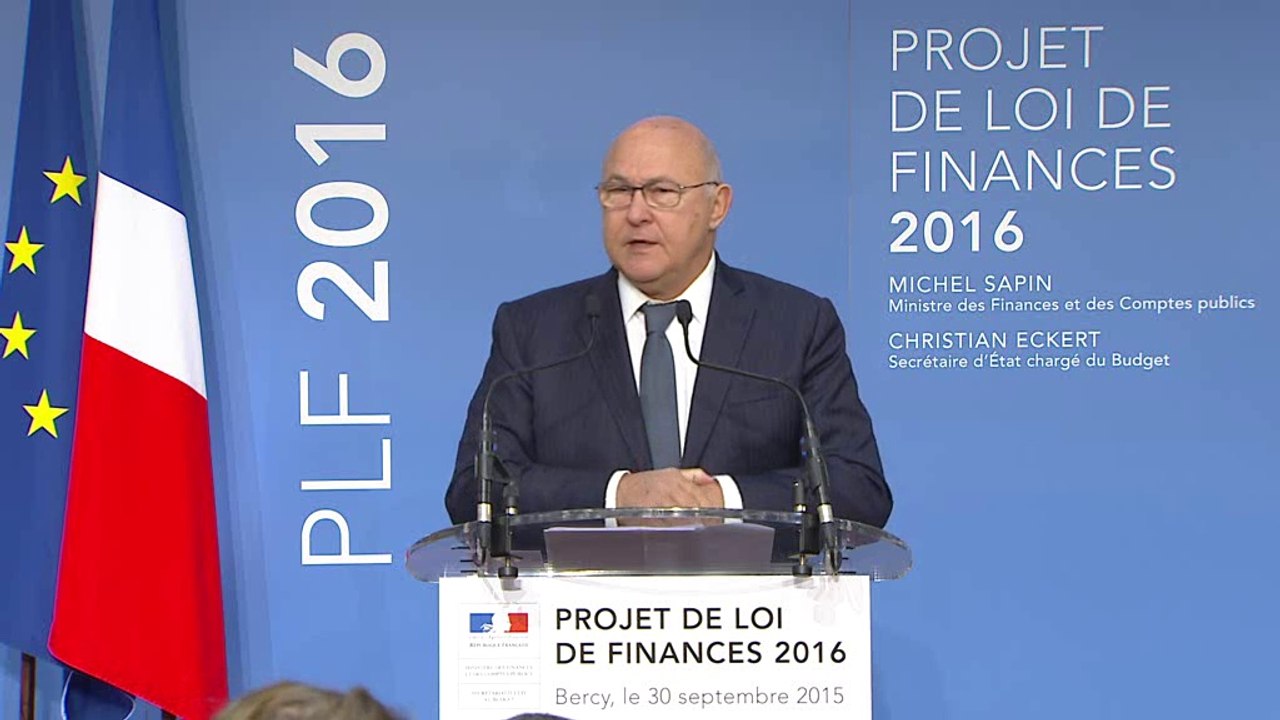 Archive - Présentation du projet de loi de finances (PLF) pour 2016