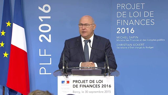 Archive - Présentation du projet de loi de finances (PLF) pour 2016