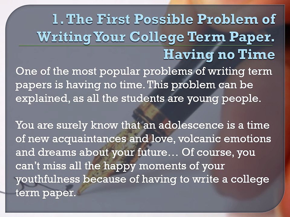 College Term Papers