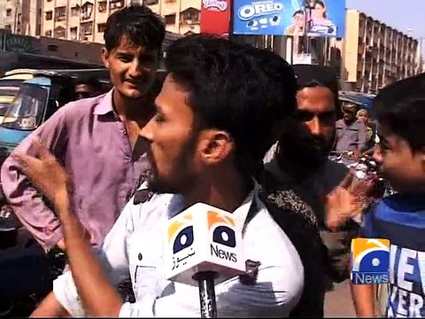 Karachi Traffic Lights - Geo Reports - 30 Sep 2015