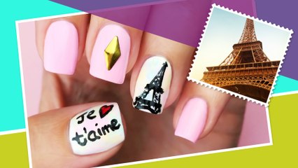 Paris Inspired Nail Art ∞ The World At Your Fingertips w/ cutepolish