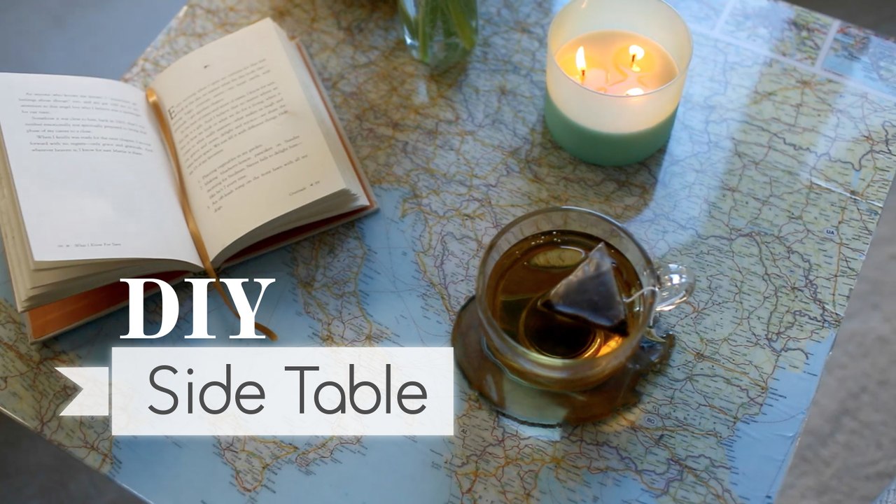 DIY: Recycle That Side Table ∞ Trash to Fab w/ AnneorShine