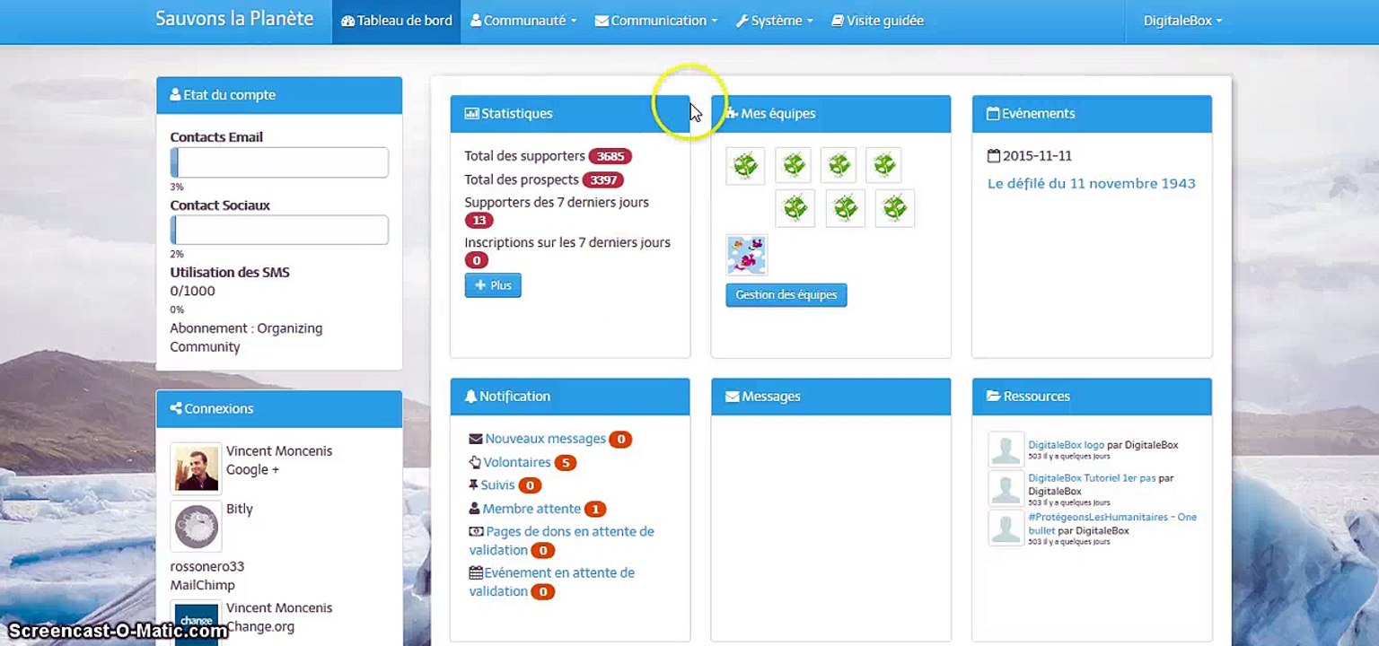 Lancer une campagne de masse ou ciblée par Email, Twitter ou SMS