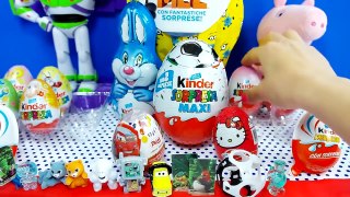 Giant Kinder Surprise Eggs Collection, Play Doh egg Frozen Peppa Pig Avengers