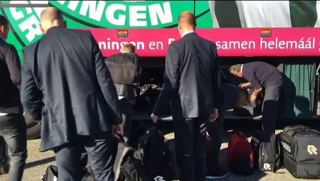Spelers FC op zoek naar de juiste koffer voor vertrek naar Braga - RTV Noord