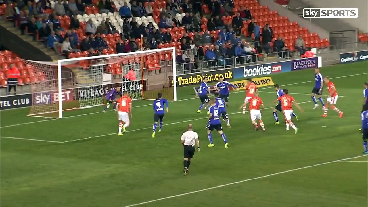 Blackpool 2-0 Chesterfield (Highlights)September 30,2015