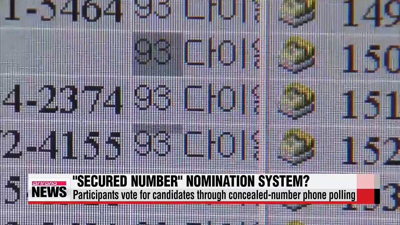 What is election nomination process based on "secured number"?