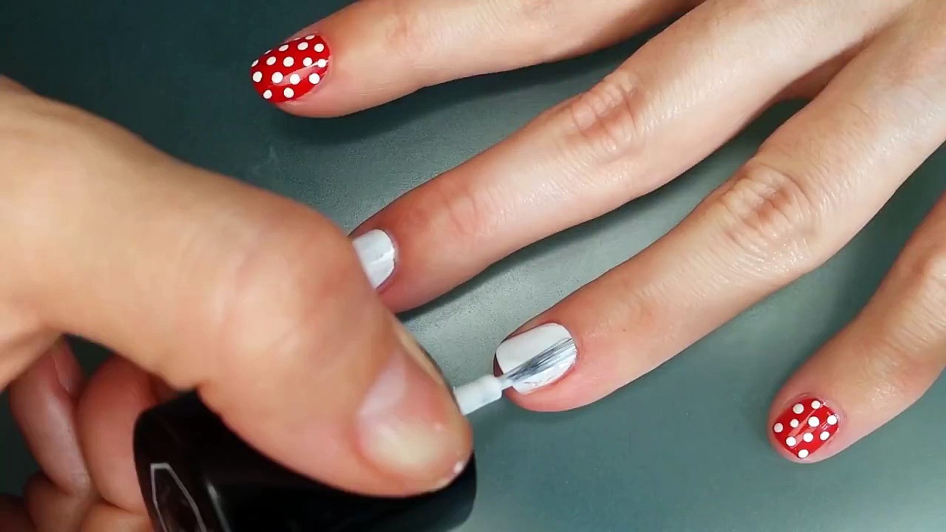 Diseño de uñas SUPER FÁCIL y rápido de Mickey Mouse - Dailymotion Video