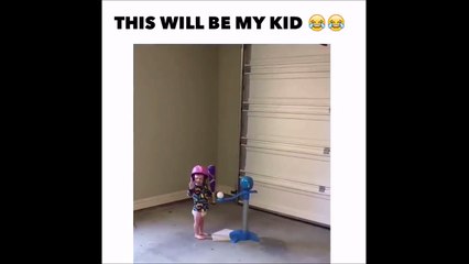 Thug Baby playing Baseball!