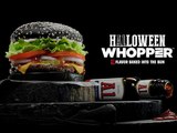 Burger King : Black Halloween Whopper 2015