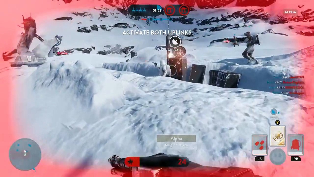 Star Wars Battlefront alpha game play