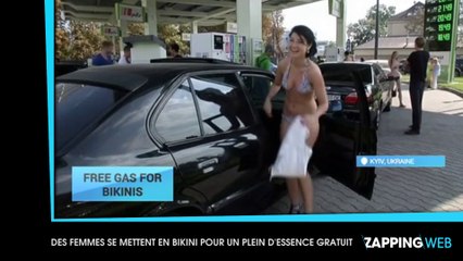 Le gérant d'une station-service offre le plein à toutes les femmes qui viennent en bikini