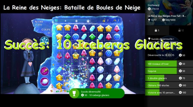 La Reine des Neiges Bataille de boules de neige - Succès 10 Icebergs Glaciers