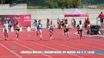 Visages du sport : Magalie Welch championne du monde 4 X 100m