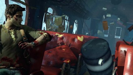 Uncharted The Nathan Drake Collection - Train Wreck Sequence (PS4) 9mn gameplay