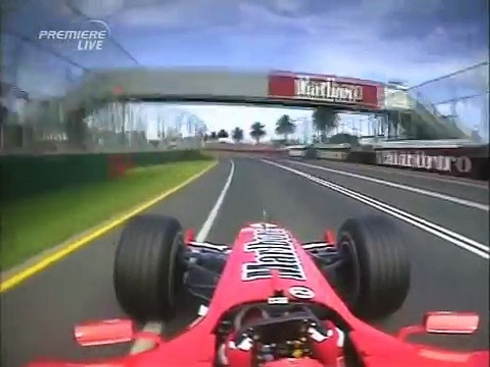 F1 Melbourne 2005 FP2 - Michael Schumacher 2 Laps Onboard!