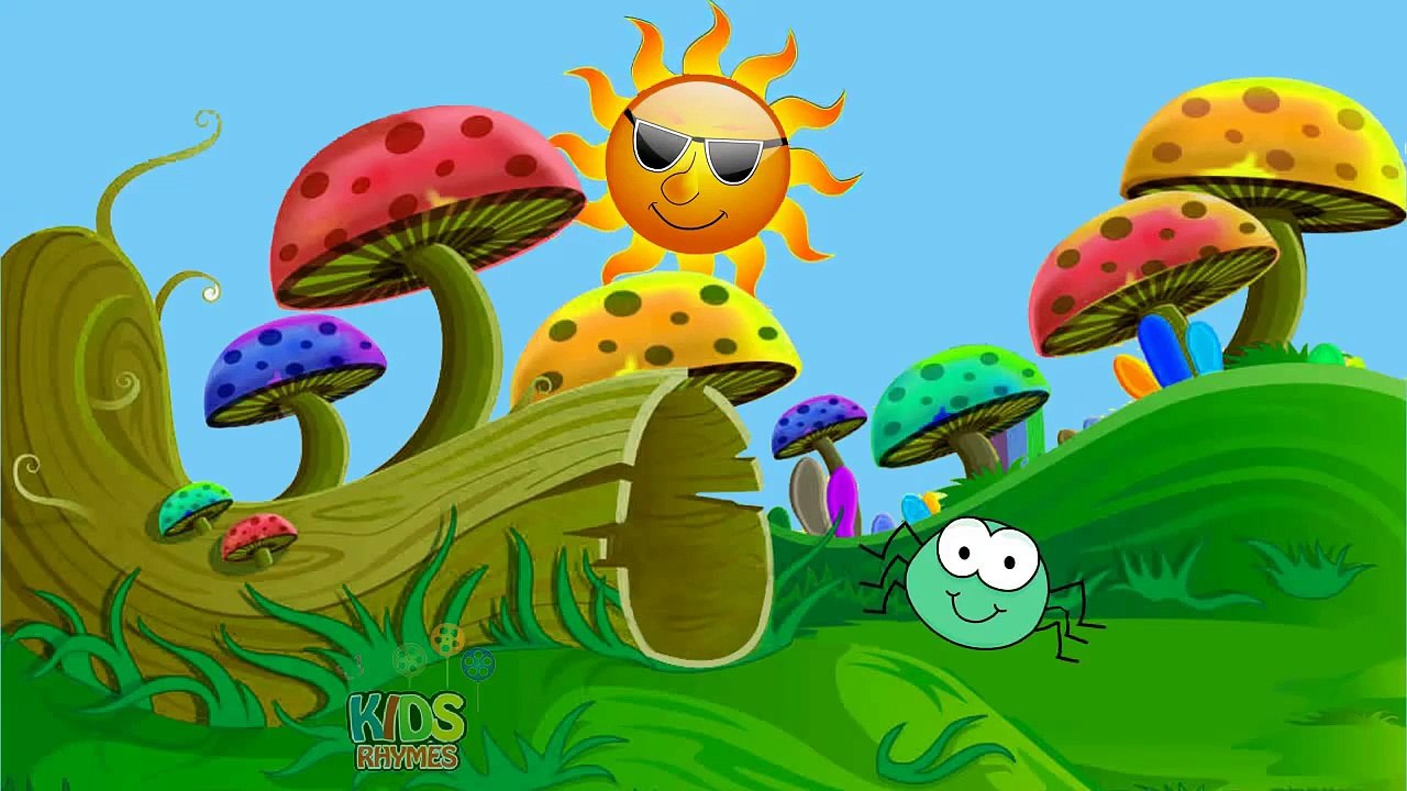 Incy Wincy Spider Nursery Rhyme With Lyrics | 3D Animation Cartoon Rhymes For Children