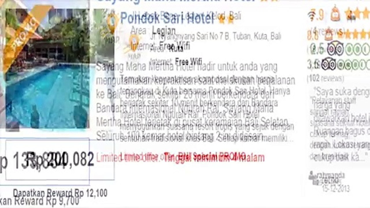 Hotel di Bali View Pantai