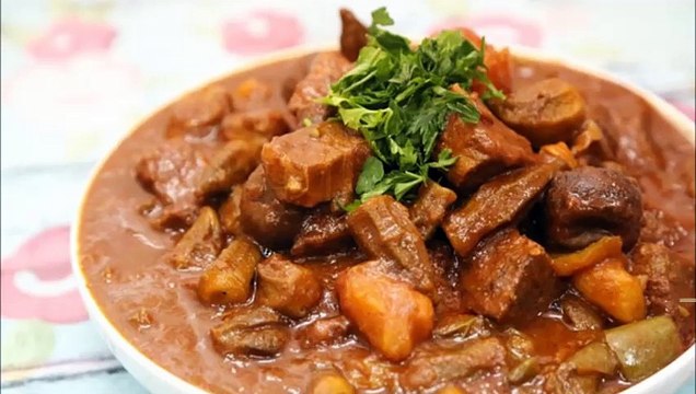 طريقة عمل مرقة اللحم بالباميا