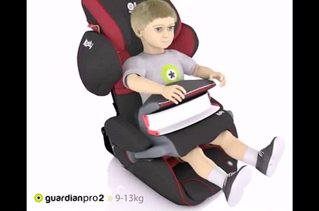 Comment installer le siège-auto face à la route Kiddy Guardian Pro2 Groupe 1 / 2 / 3