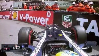 F1 2012 - Monaco Multi Onboard Start[HD]