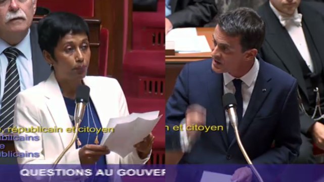 A l'Assemblée, Valls condamne les propos de Morano