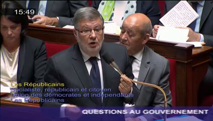 Aménagement de lignes TGV : A. Vidalies répond à une question au Gouvernement