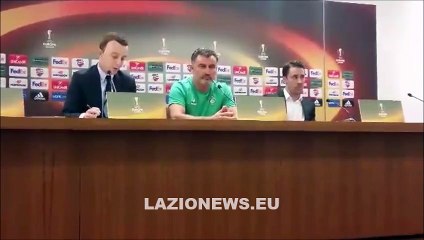 Lazio-Saint Etienne, mister Galtier in conferenza stampa (30-09-2015)