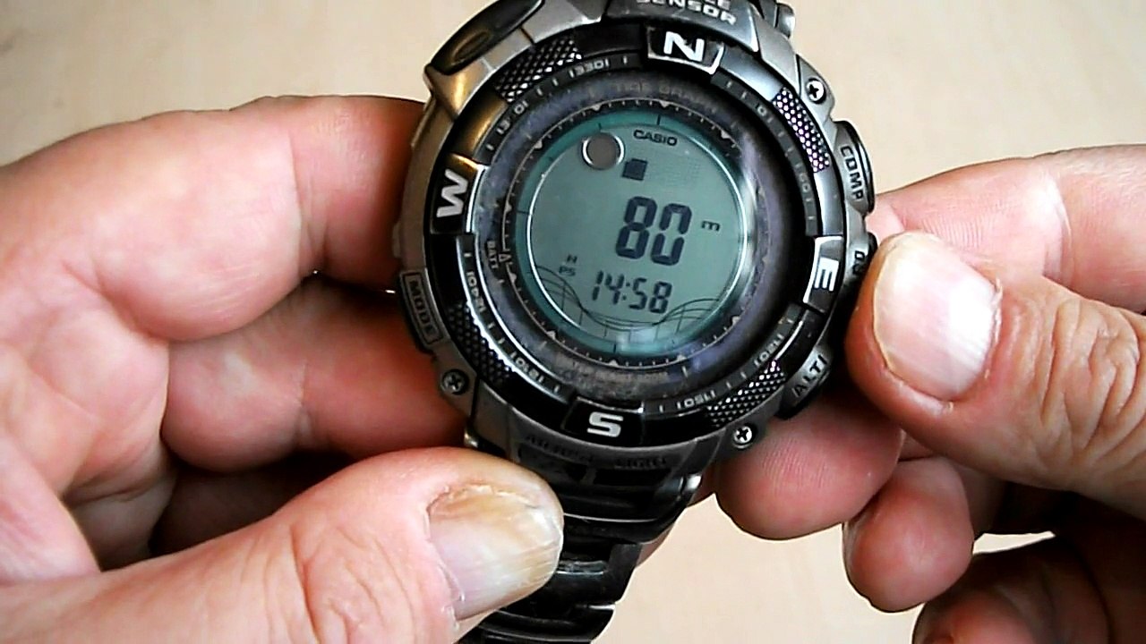 CASIO PRG-130T TANITIMI