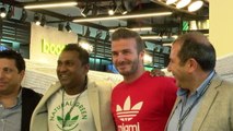 David Beckham Opens New Adidas Store in Dubai