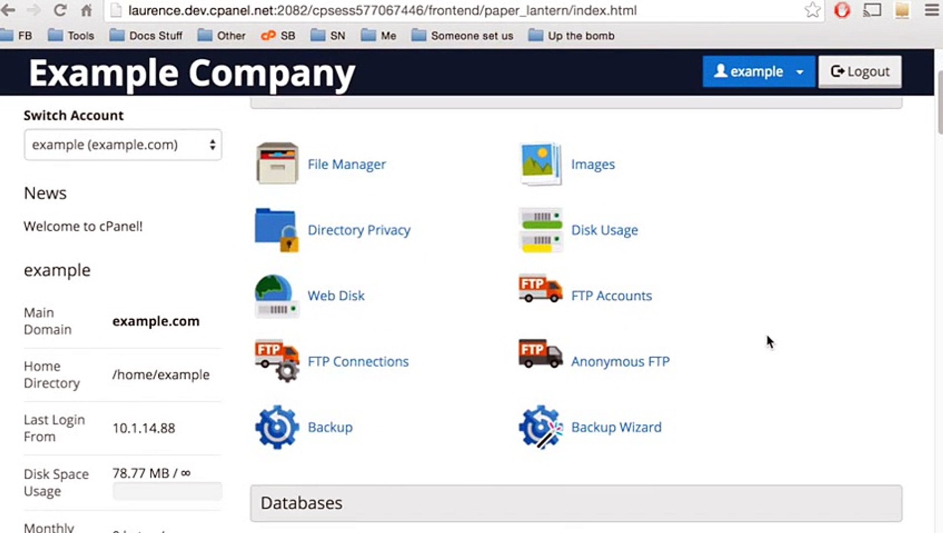 Cpanel Tutorials :: MySQL Databases