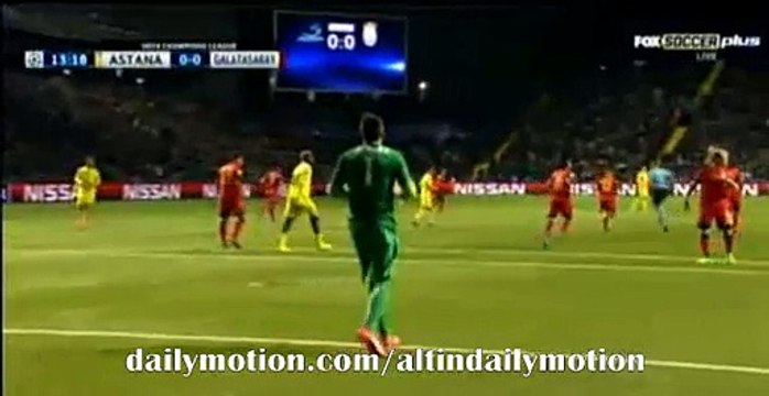 Fernando Muslera Big Save - Astana vs Galatasaray - Champions League - 30.09.2015