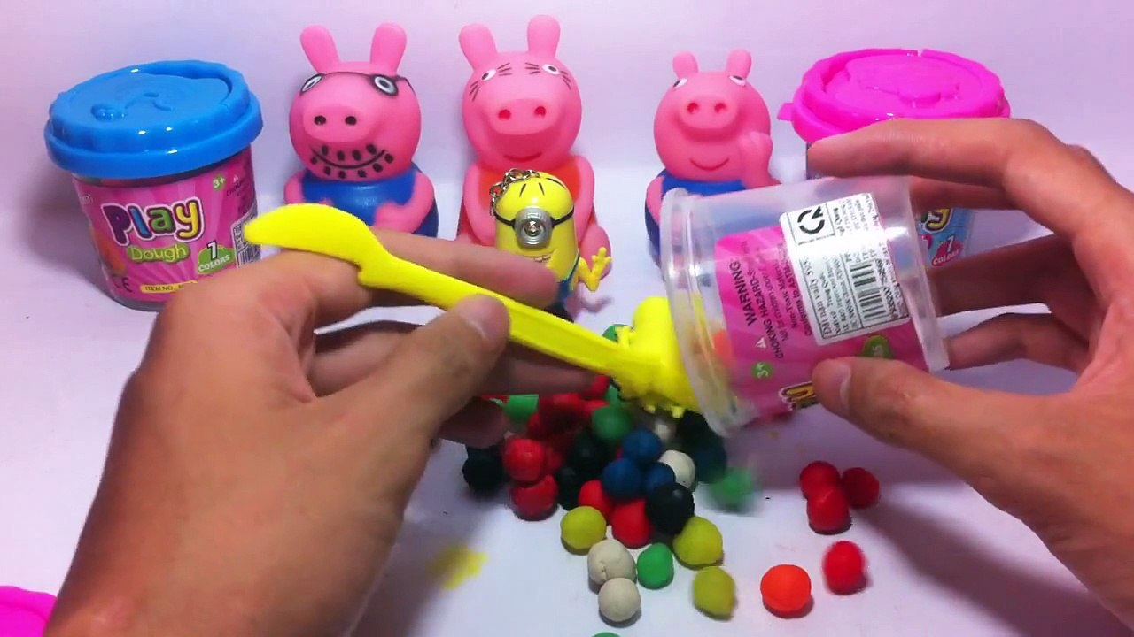Peppa pig Play Doh Pokemon Minions Hello Kitty