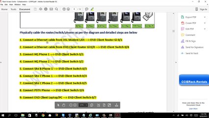 6. How to connect the CCIE RACK RENTALS Collab POD 1 using the L2VPN