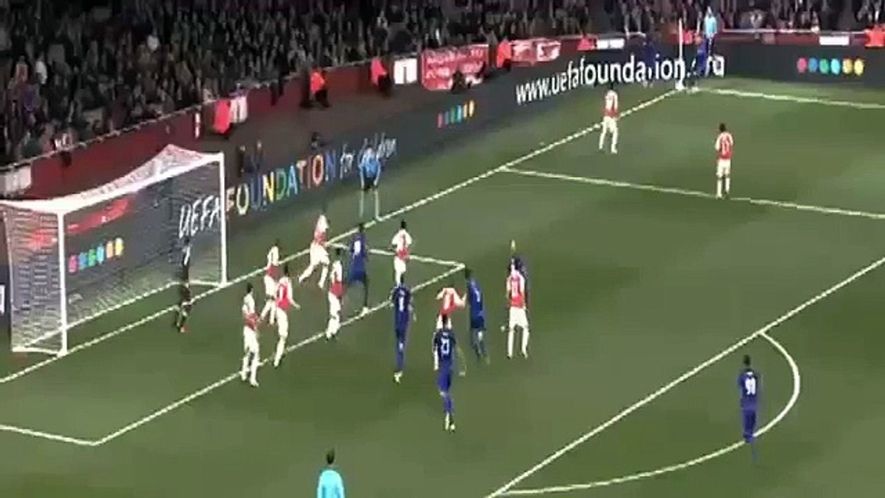 Arsenal vs Olympiakos Piraeus 2 3 ALL GOALS  Champions League  29 01 2015 mp4