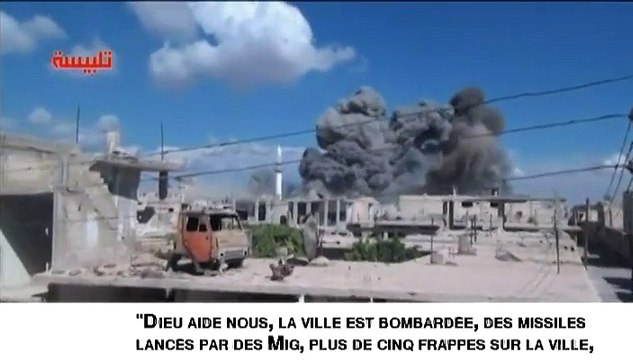 Syrie : des habitants accusent les Russes de bombarder les civils à Homs et Hama