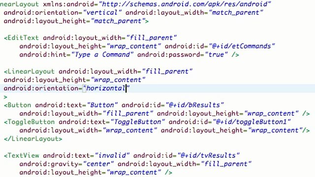Android Application Development Tutorial - 23 - XML ToggleButton, WeightSum, and Layout Weight