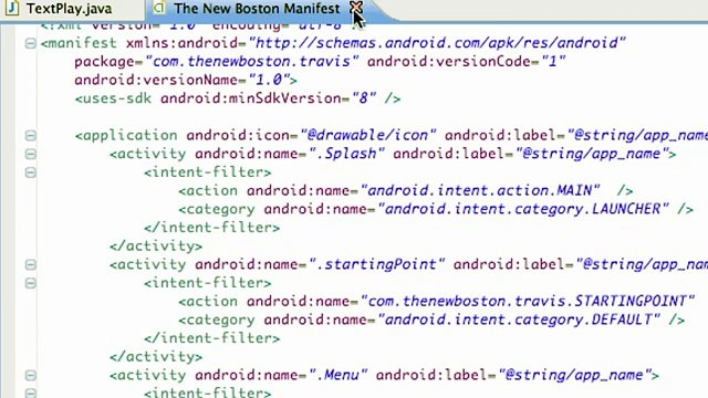 Android Application Development Tutorial - 25 - Quick Review by setting up a new Activity