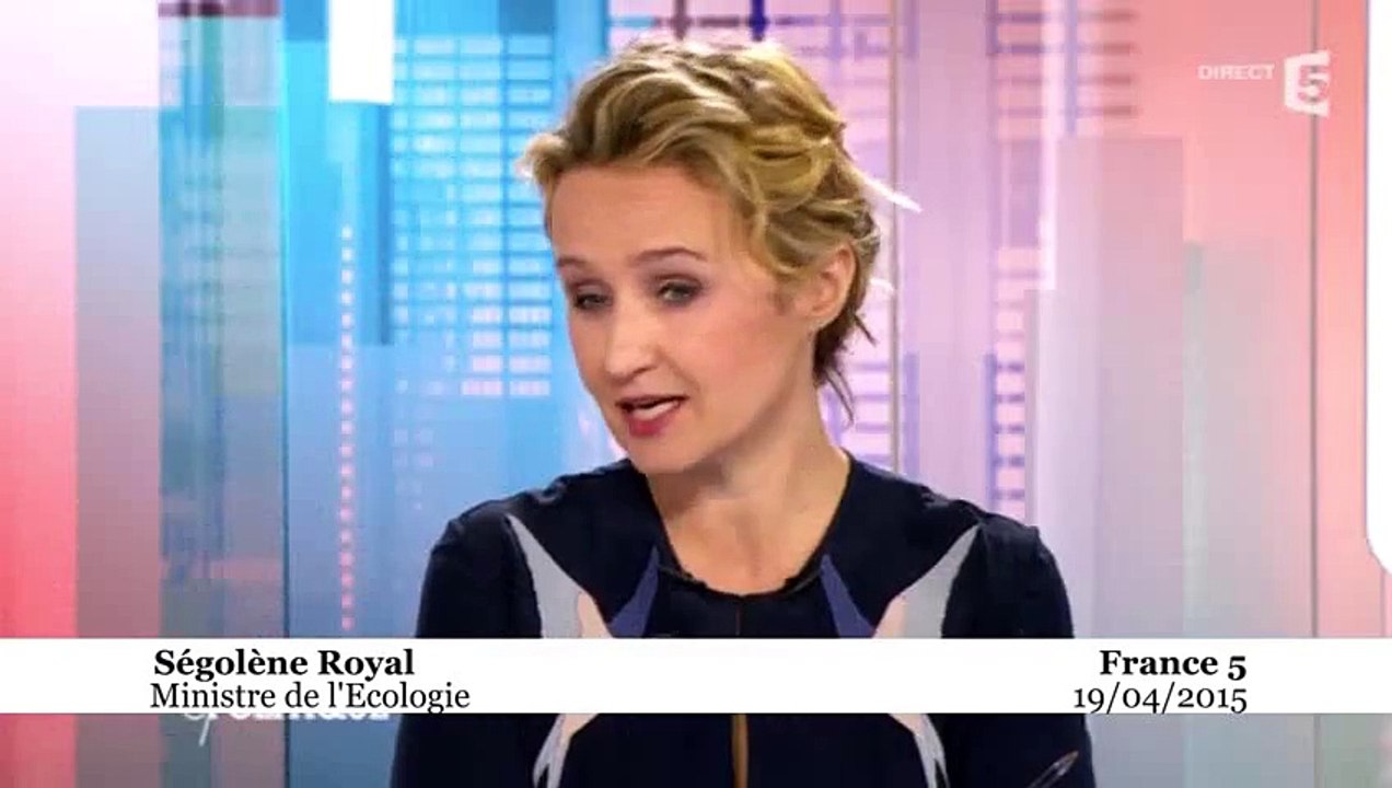 Ségolène Royal - EPR de Flamanville - Entretien sur France 5 le 20/04/15