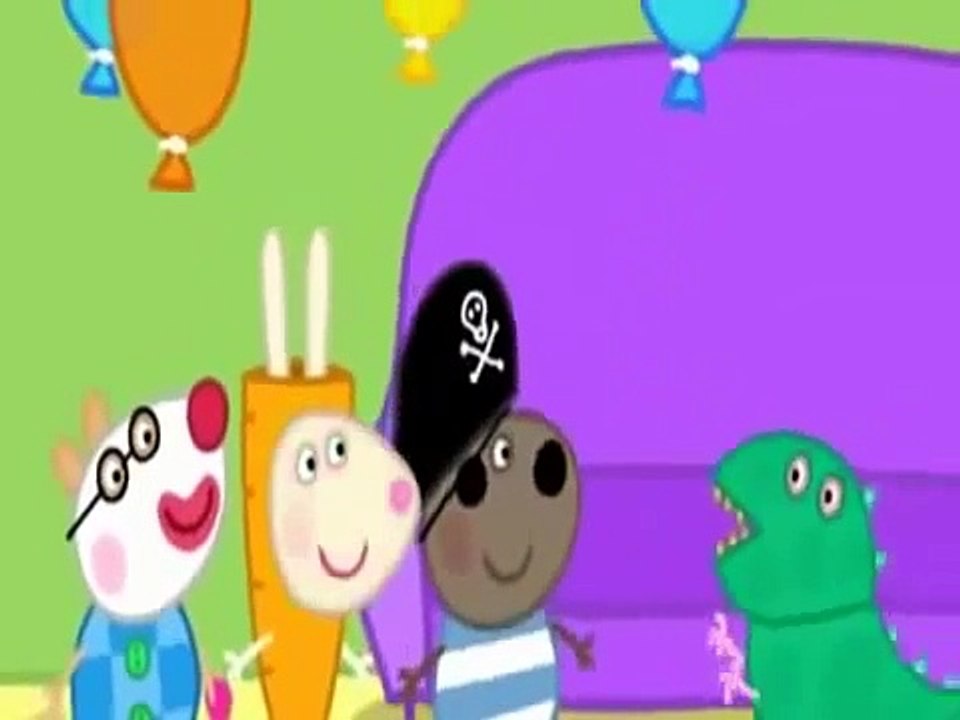 Peppa Pig Cartoon Fancy Dress Party with subtitle