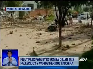 Explosiones en China dejan 6 muertos