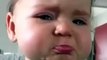 Innocent Weeping Child Cute Baby Weep with silence