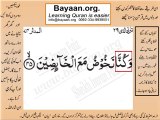 Surrah 074_045AL-Modaser Very Simple Listen, look & learn word by word urdu translation of Quran in the easiest possible