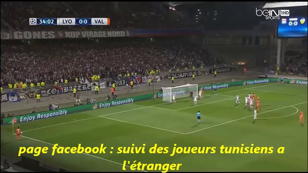 LDC : poteau d'abdennour vs Lyon